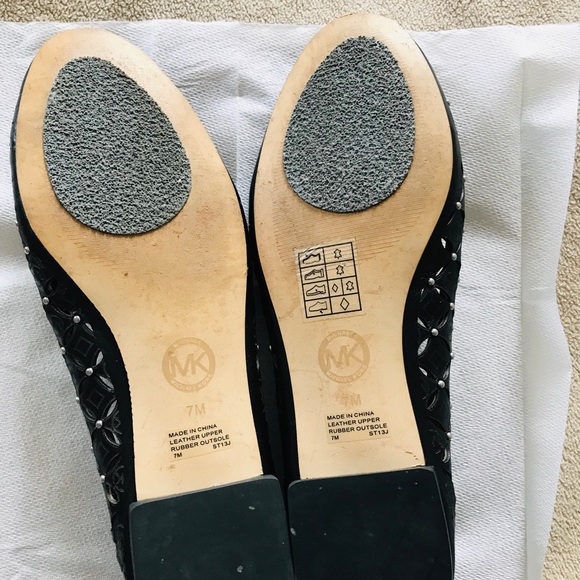 Michael Kors open studded flats. - Picture 4 of 6